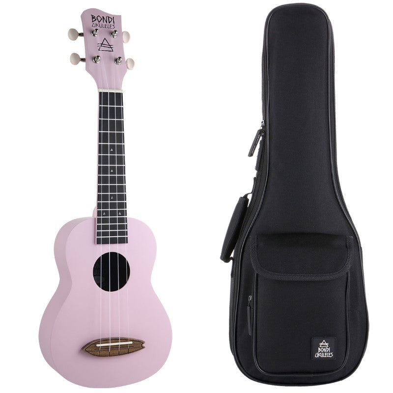 Bondi Surf Soprano Mahogany Ukulele Lit Kit Spirit Purple