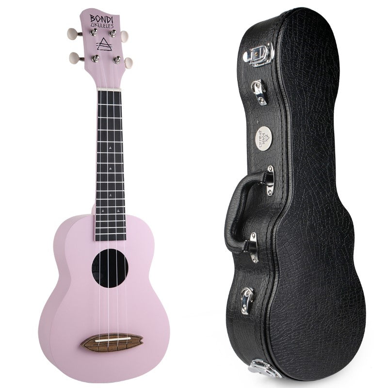 Bondi Surf Soprano Mahogany Ukulele Lit Kit Spirit Purple