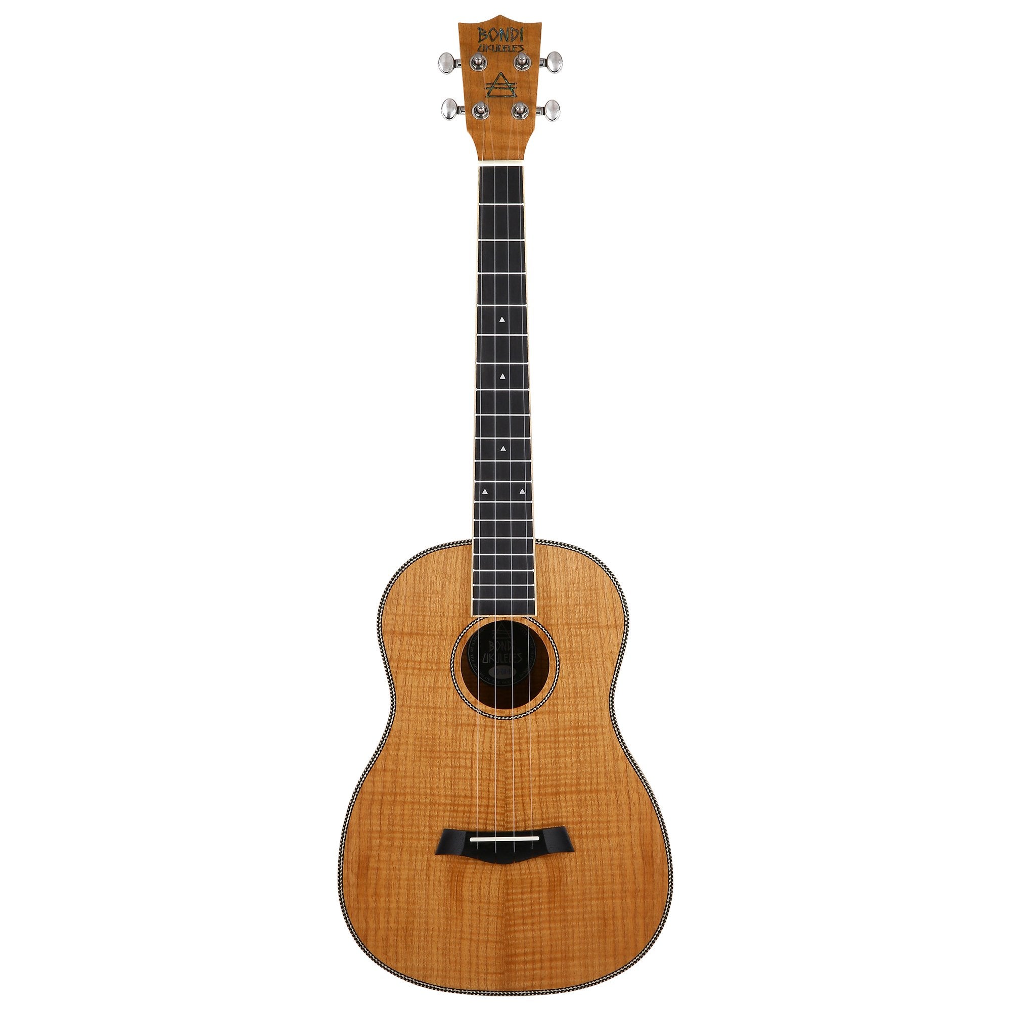 Bondi Tiger Oak Baritone Ukulele Vintage Hardcase