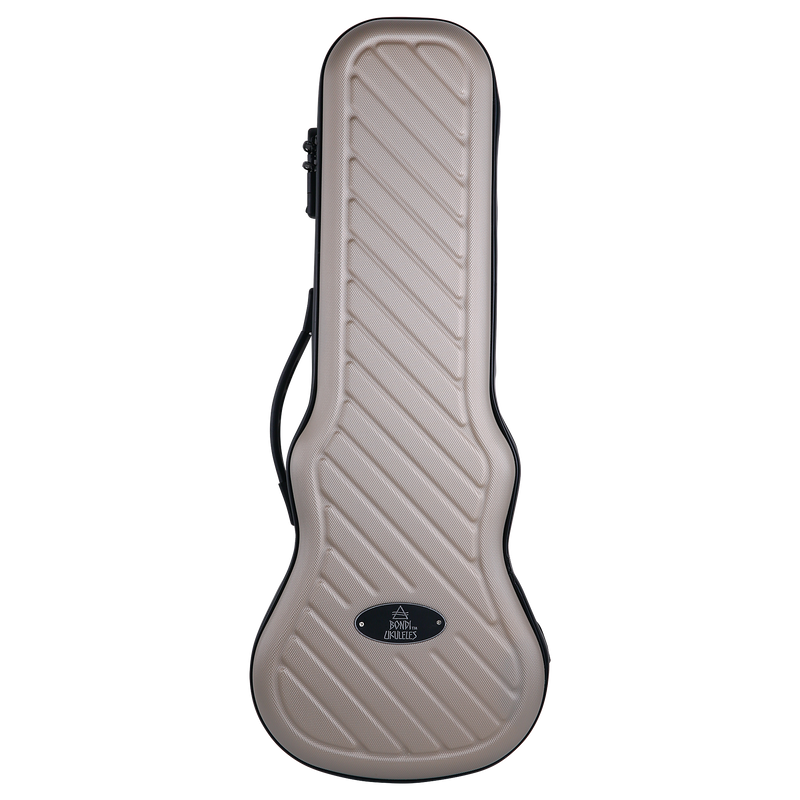 Bondi Shock-Rock Tenor Ukulele Hard Case - Gold