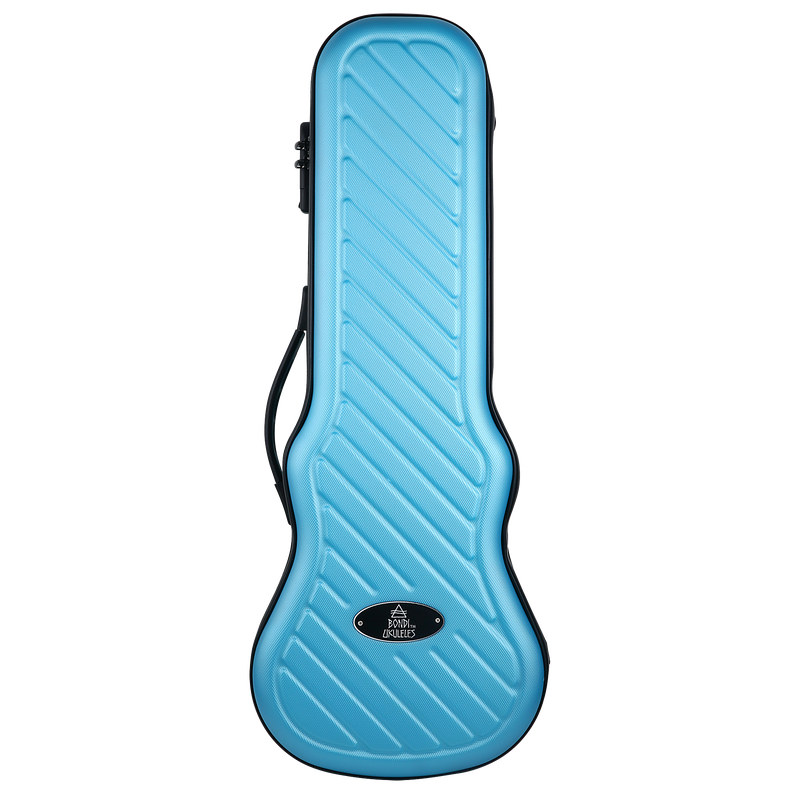 Bondi Shock-Rock Tenor Ukulele Hard Case - Blue