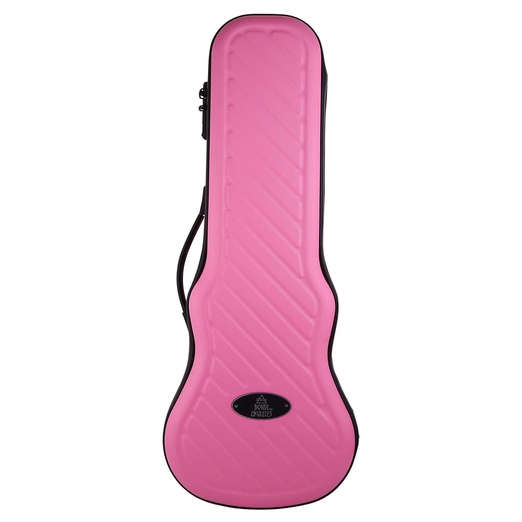 Bondi Shock Rock Concert Ukulele Hard Case Pink Bondi Ukuleles