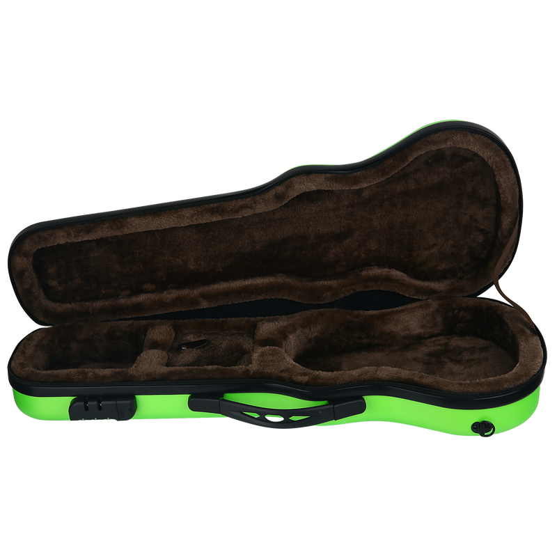 Bondi Shock-Rock Tenor Ukulele Hard Case- Green