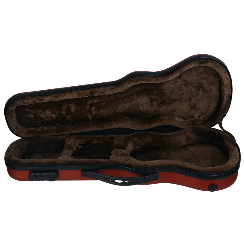 Bondi Shock-Rock Concert Ukulele Hard Case - Red