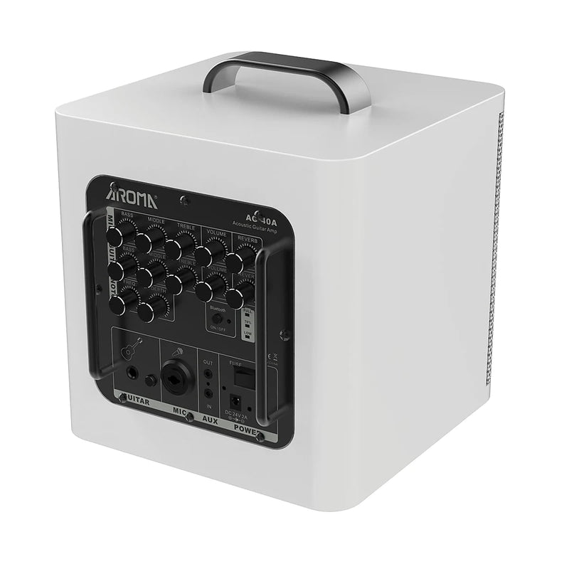 Aroma AG-40A Rechargeable Amplifier 40W White