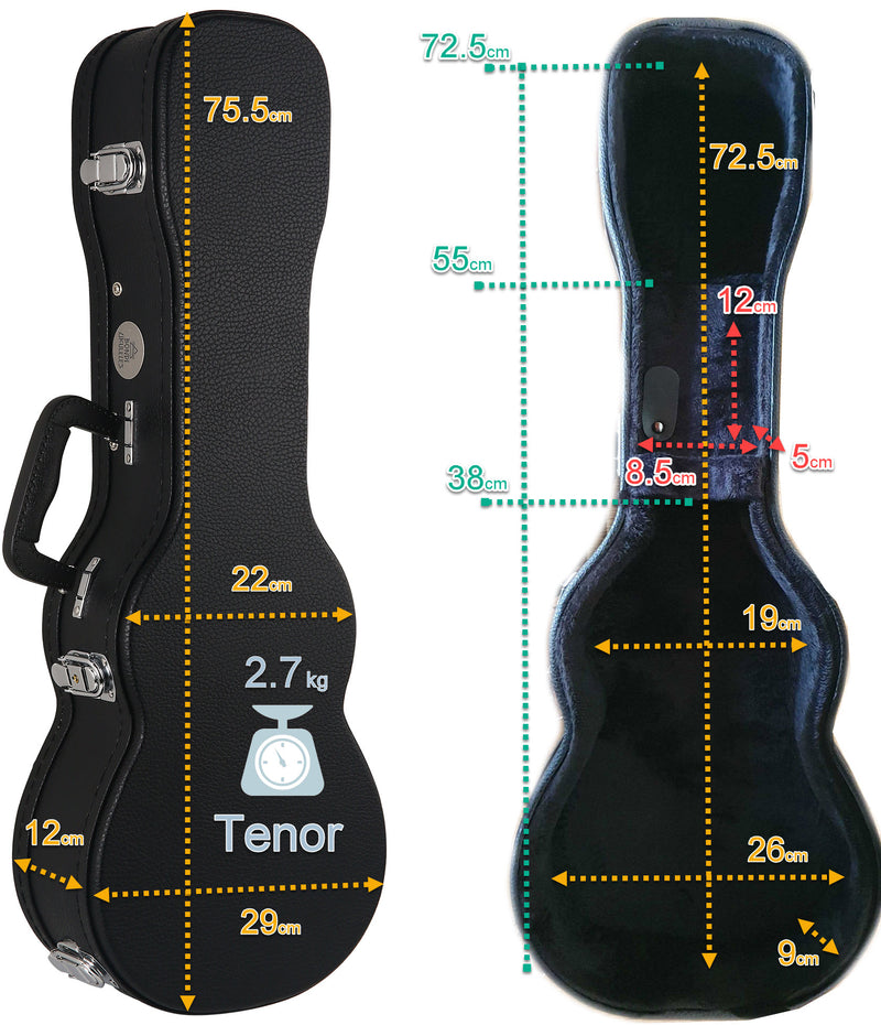 Bondi Vintage Tenor Ukulele Hardcase