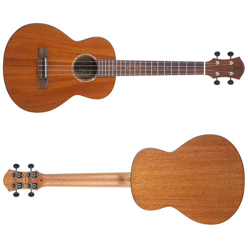 aNueNue Hawaiian Dream Solid Mahogany Tenor Electric Ukulele T3E