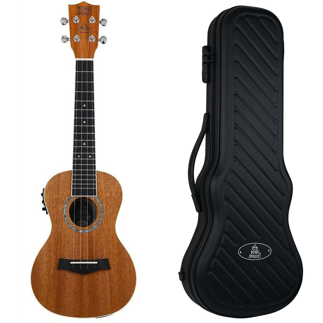 Arcadia Mahogany Concert Electric Ukulele Bundle - Bondi Ukuleles