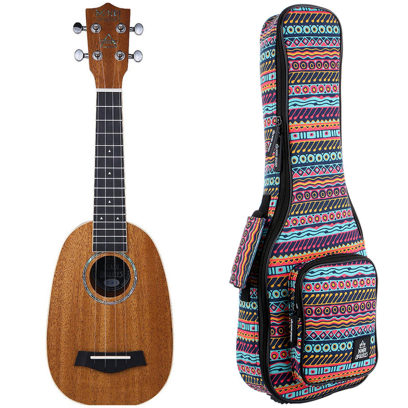 Bondi Arcadia Mahogany Soprano Pineapple Ukulele