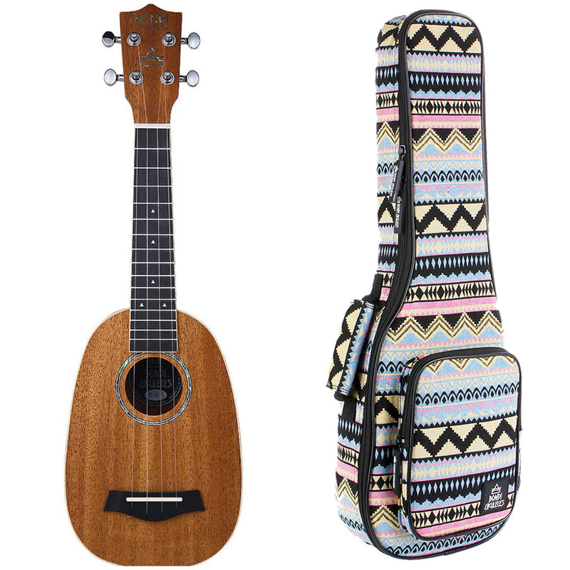 Bondi Arcadia Mahogany Soprano Pineapple Ukulele