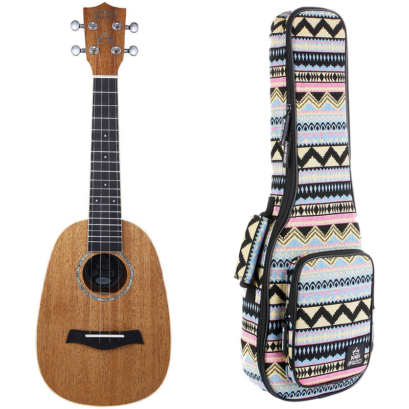 Bondi Arcadia Mahogany Tenor Pineapple Ukulele Left Handed