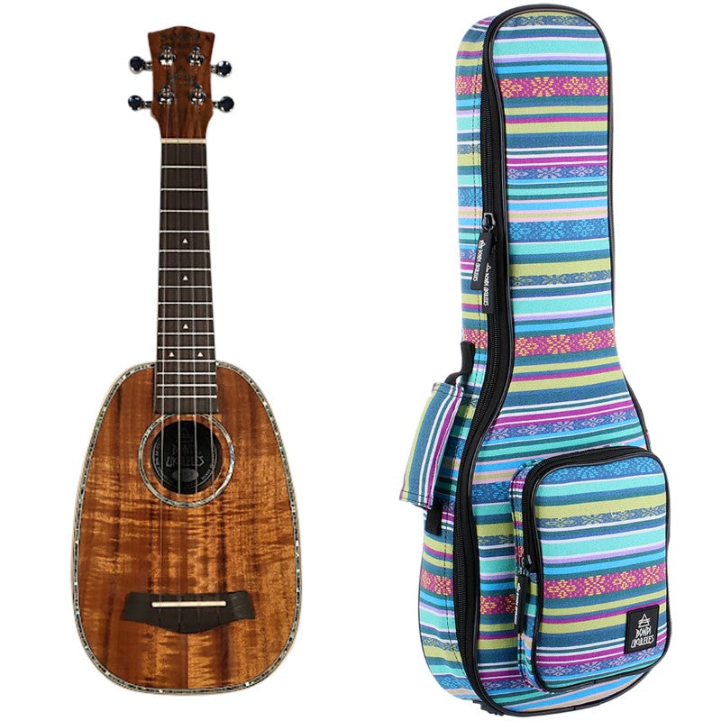 Bondi Ripple Koa Pineapple Soprano Ukulele