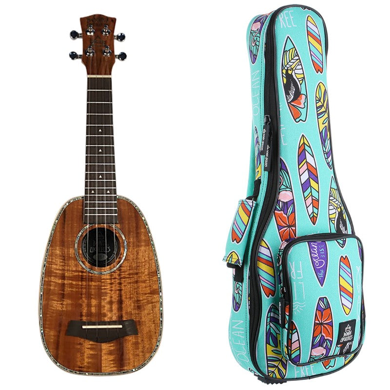 Bondi Ripple Koa Pineapple Soprano Ukulele