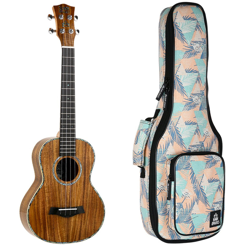 Bondi Ripple Koa Tenor Electric Ukulele Left-Handed