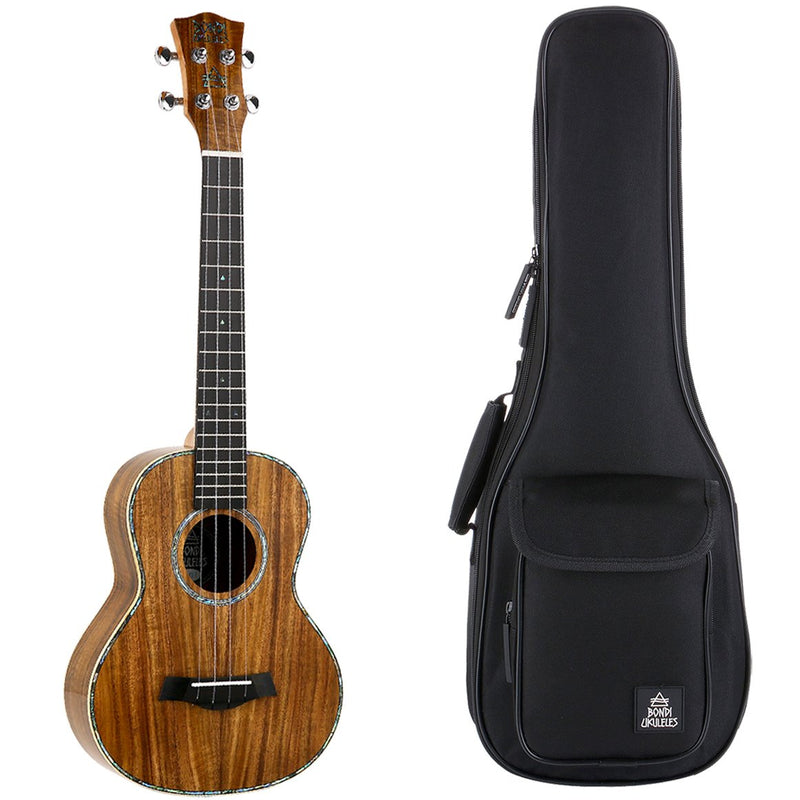 Bondi Ripple Koa Tenor Electric Ukulele Left-Handed