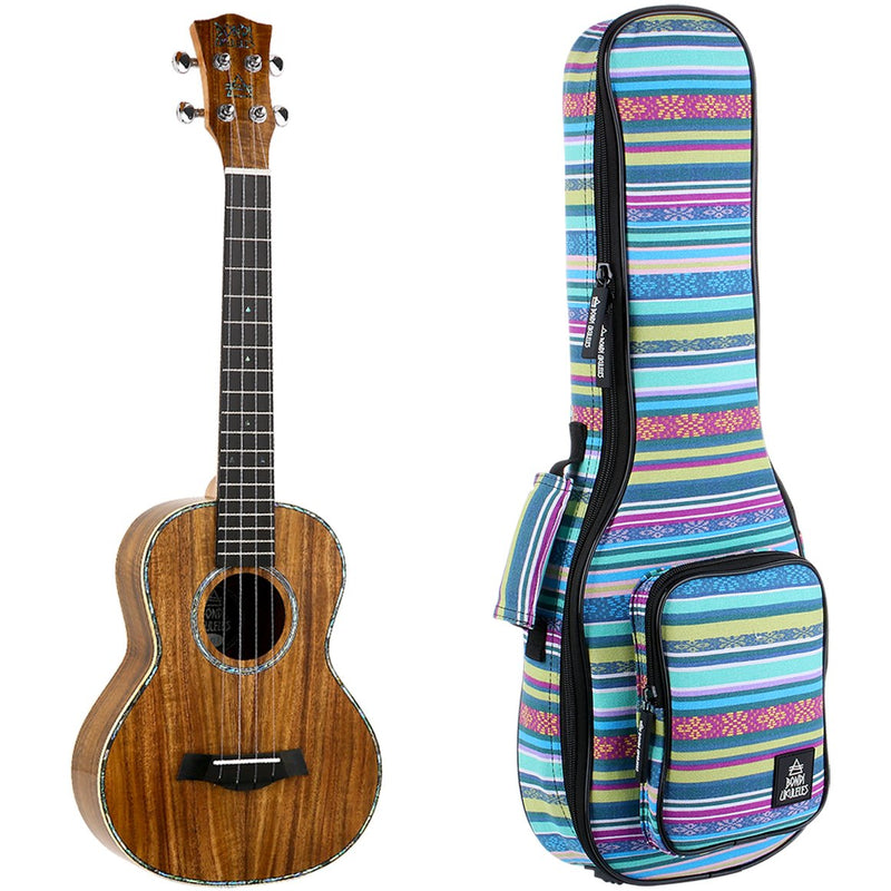 Bondi Ripple Koa Tenor Ukulele Left-Handed