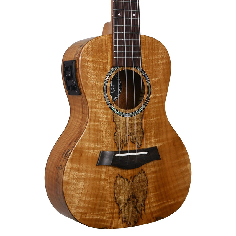 Bondi Spalted Maple Concert Electric Ukulele Left Handed