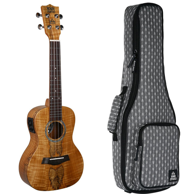 Bondi Spalted Maple Concert Electric Ukulele Left Handed