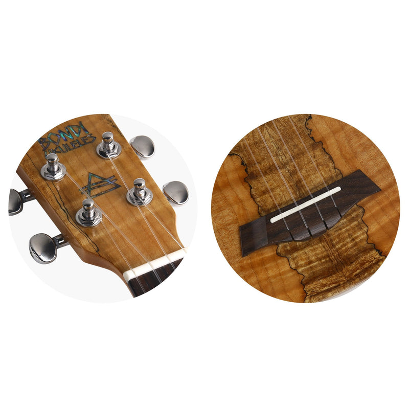 Bondi Spalted Maple Soprano Ukulele