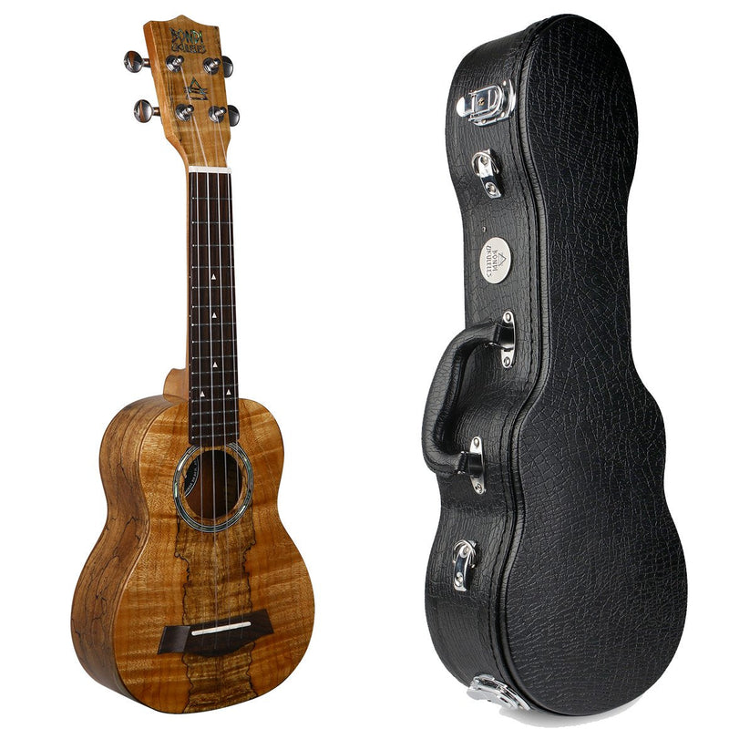 Bondi Spalted Maple Soprano Ukulele - Left Handed