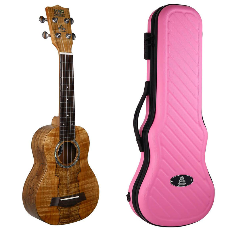 Bondi Spalted Maple Concert Electric Ukulele Left Handed