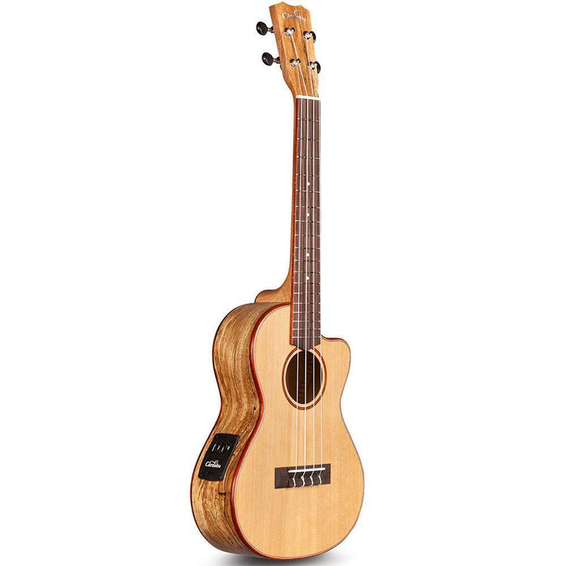 Cordoba 24T-CE Spruce & Spalted Maple Tenor Electric Ukulele