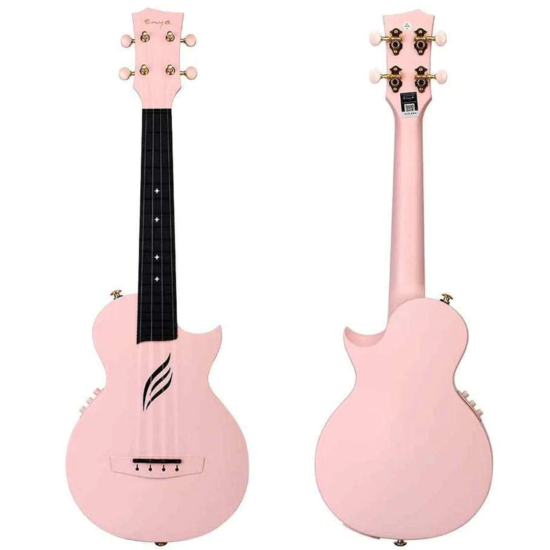Enya Nova U Carbon Concert Pink Electric Ukulele