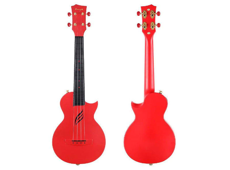 Enya Nova U Carbon Concert Ukulele - Red