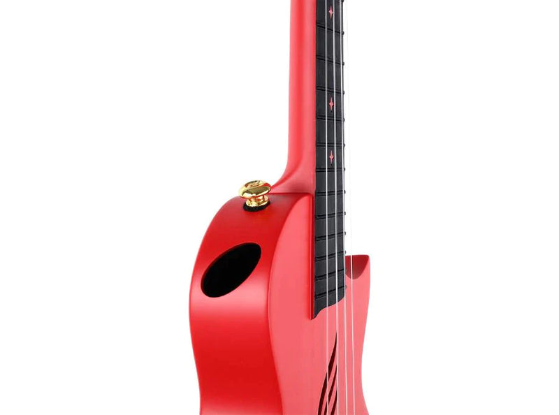 Enya Nova U Carbon Concert Ukulele - Electric - Red