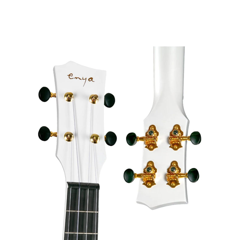 Enya Nova U Carbon Tenor Pro Ukulele - Electric - White