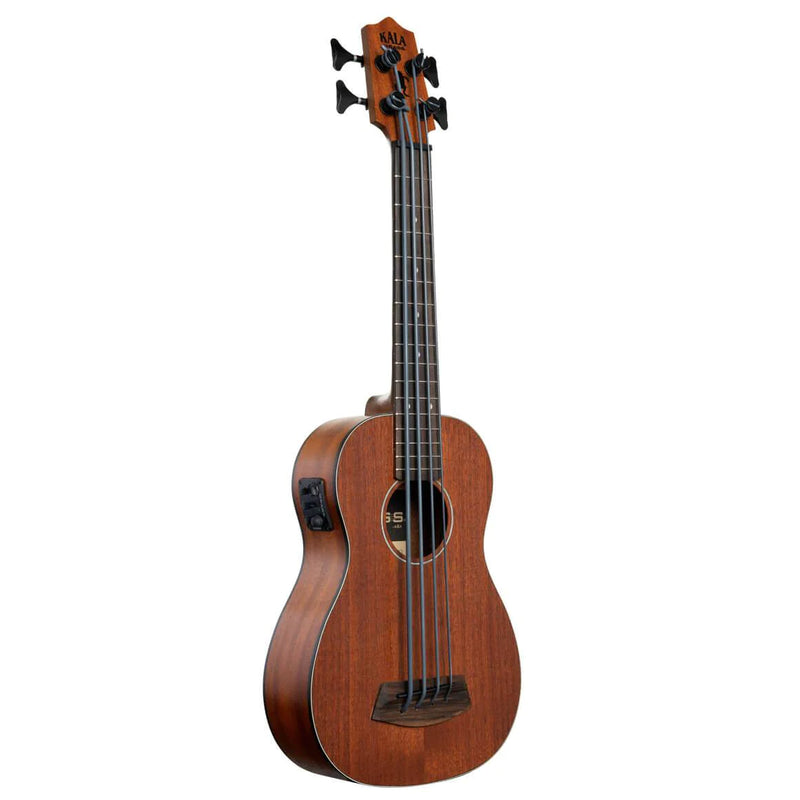 Kala Rumbler Mahogany Fretted Bass Ukulele