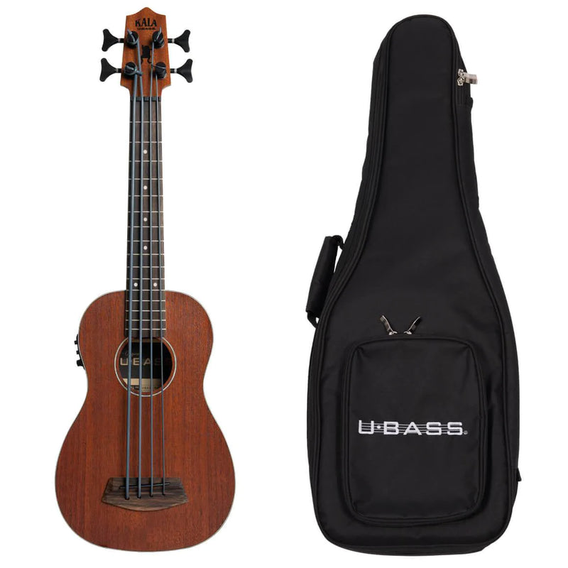 Kala Rumbler Mahogany Fretted Bass Ukulele