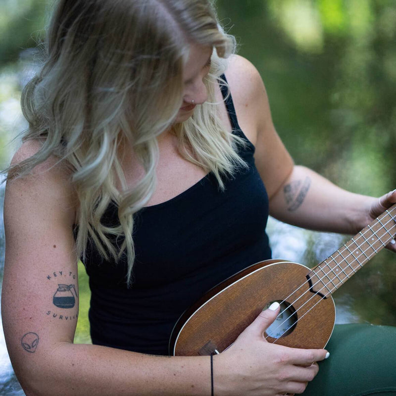 Kala Satin Mahogany Pineapple Ukulele