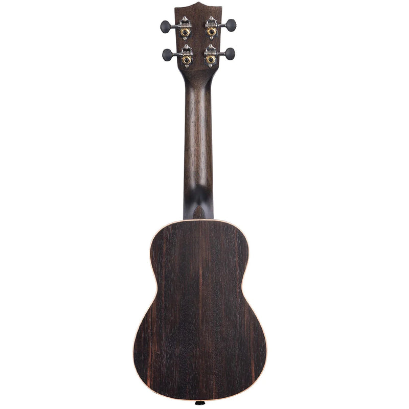 Kala Striped Ebony Soprano Ukulele