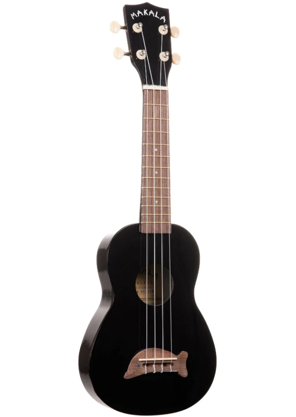 Makala Dolphin Black Sparkle Soprano Ukulele