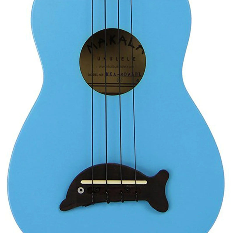 Makala Dolphin Blue Gloss Soprano Ukulele