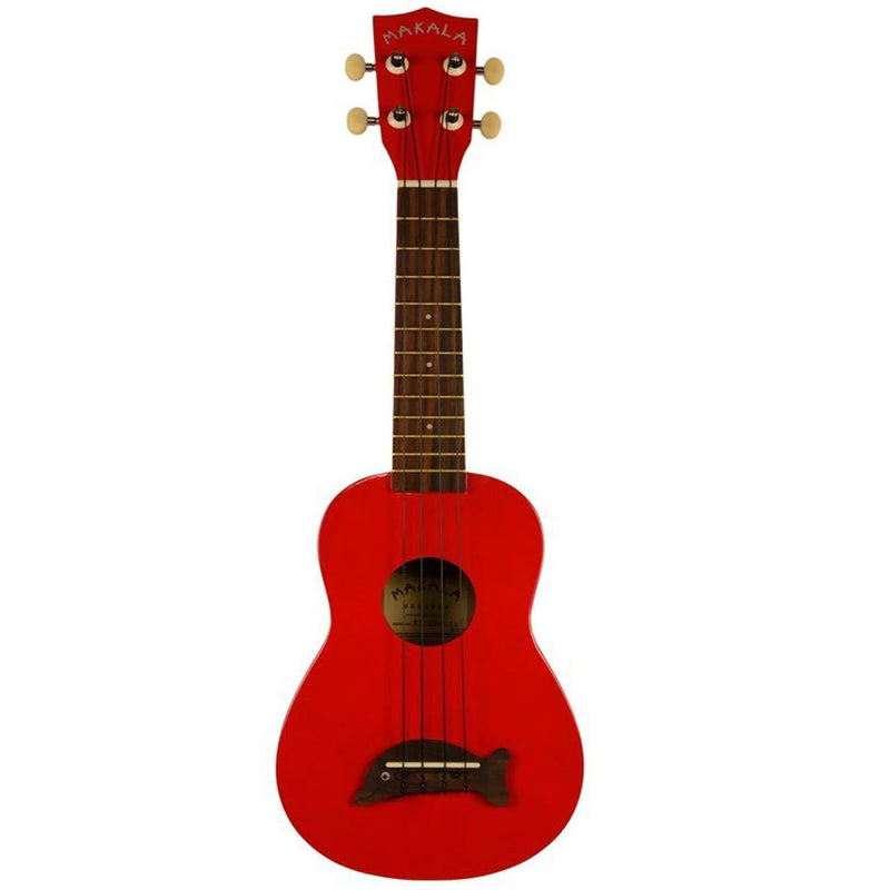 Makala Dolphin Candy Apple Red Soprano Ukulele