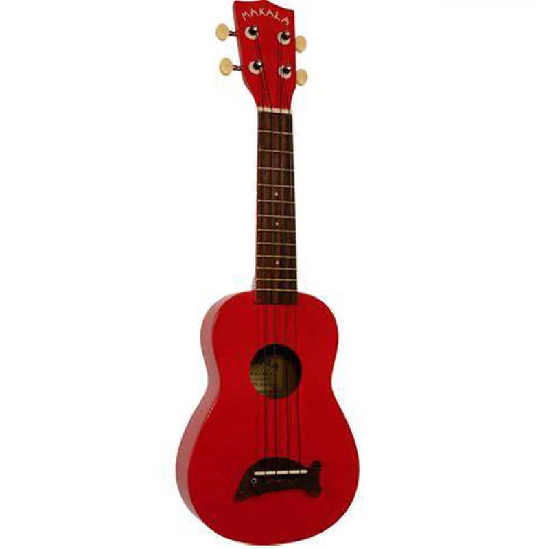 Makala Dolphin Candy Apple Red Soprano Ukulele