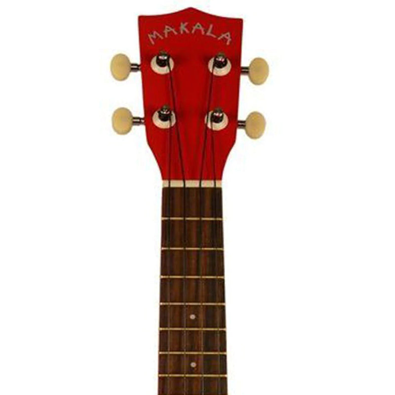 Makala Dolphin Candy Apple Red Soprano Ukulele