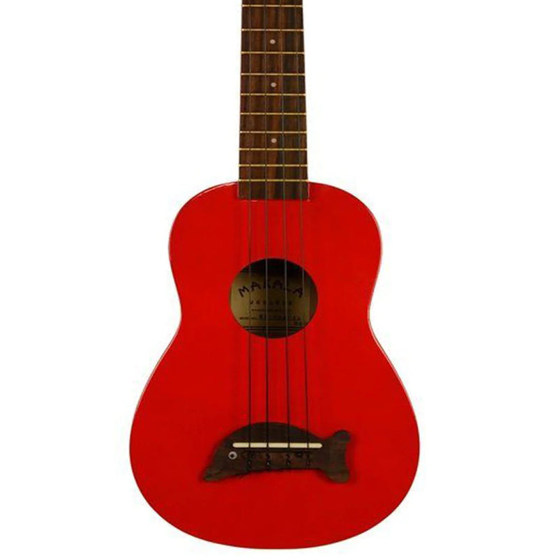 Makala Dolphin Candy Apple Red Soprano Ukulele