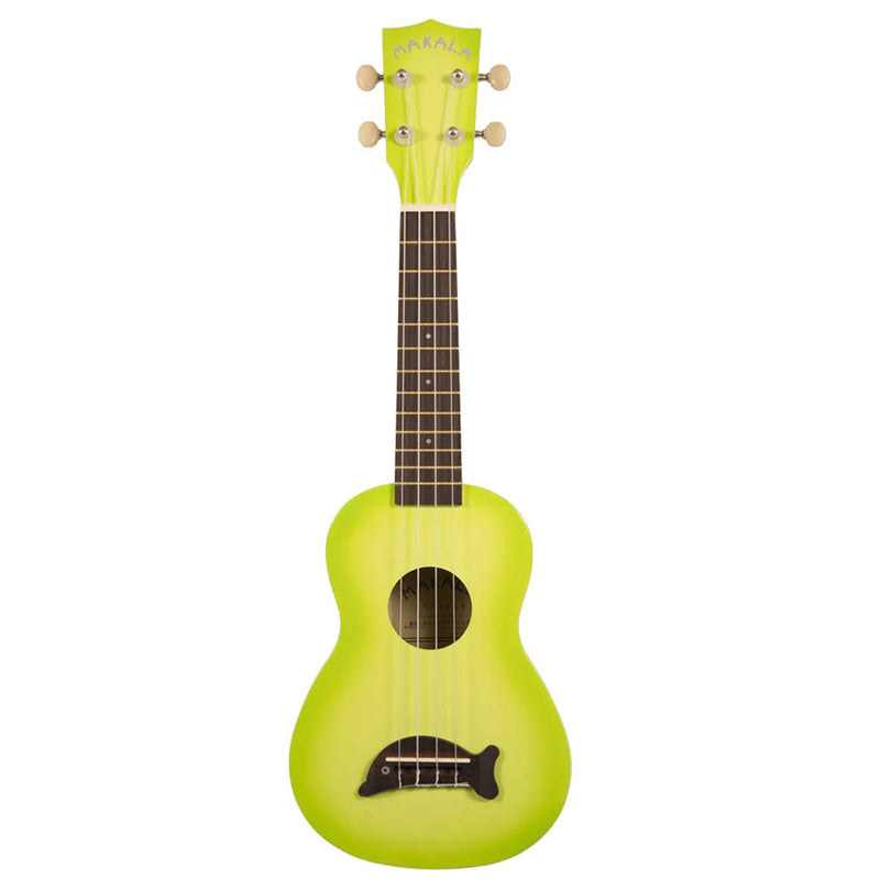 Makala Dolphin Green Burst Soprano Ukulele