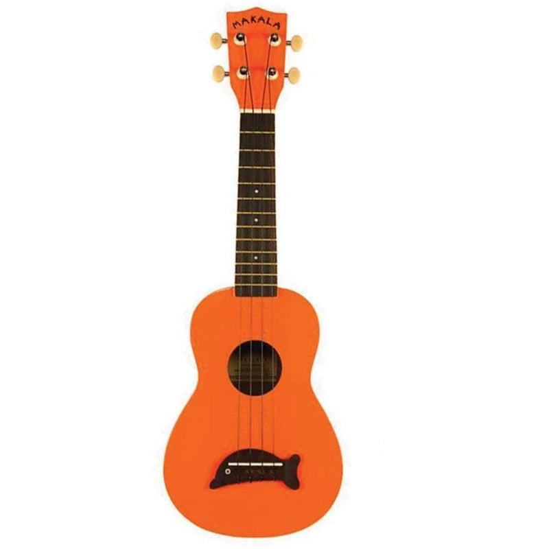 Makala Dolphin Orange Gloss Soprano Ukulele