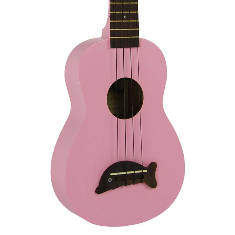 Makala Dolphin Pink Gloss Soprano Ukulele