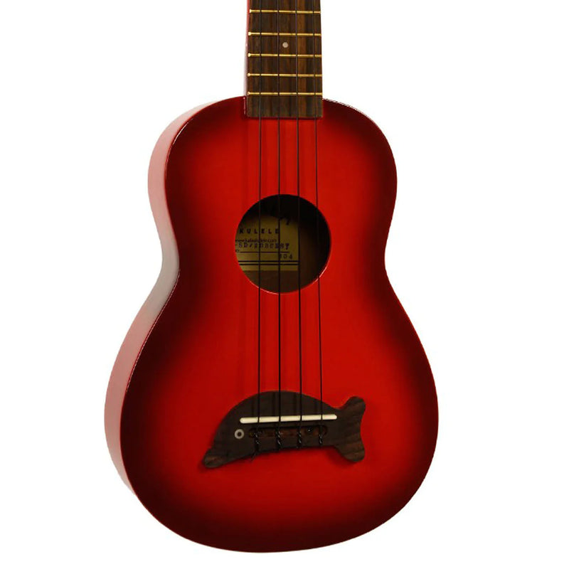 Makala Dolphin Red Burst Soprano Ukulele