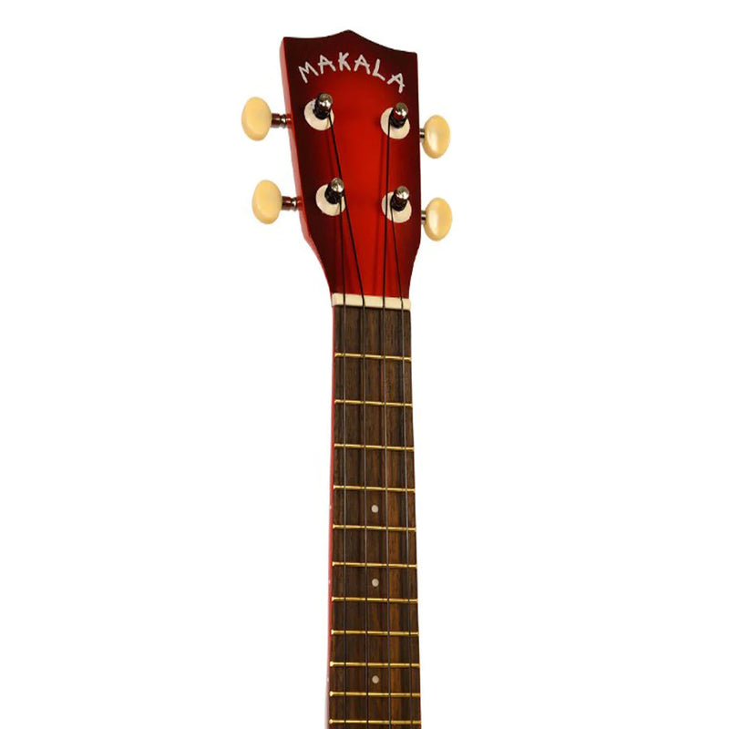 Makala Dolphin Red Burst Soprano Ukulele