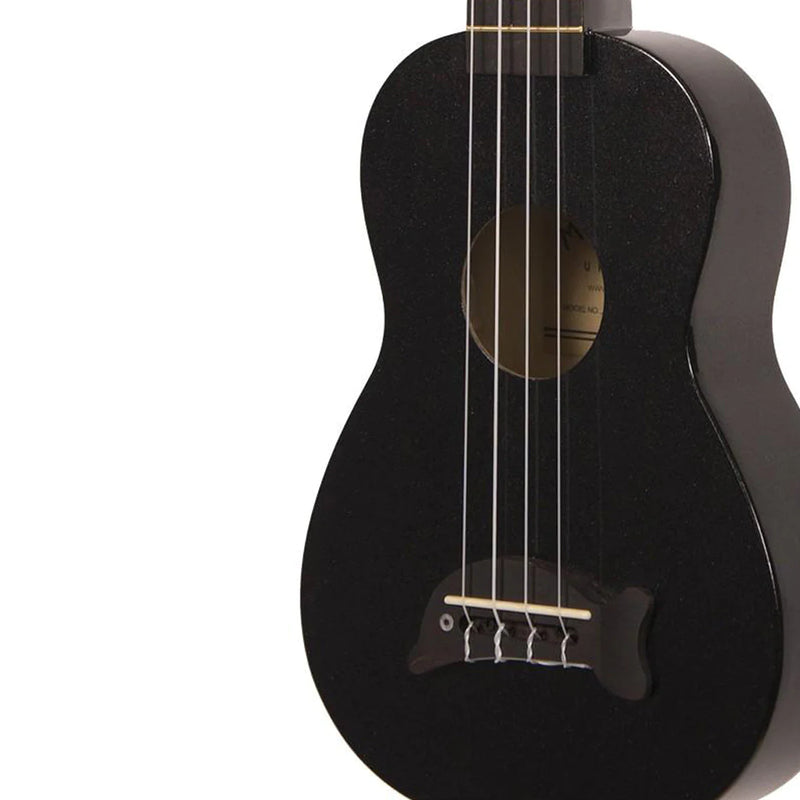 Makala Jet Black Dolphin Soprano Ukulele