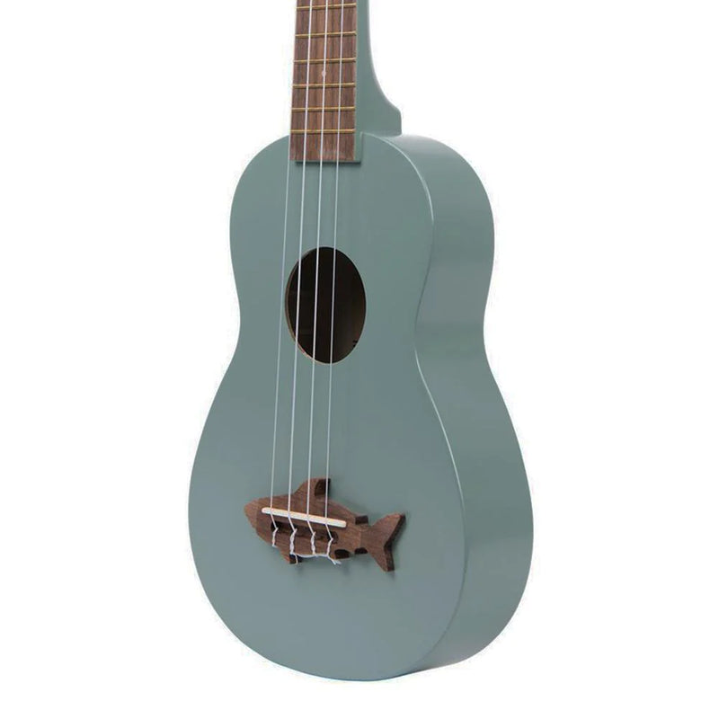 Makala Shark Fin Gray Soprano Ukulele