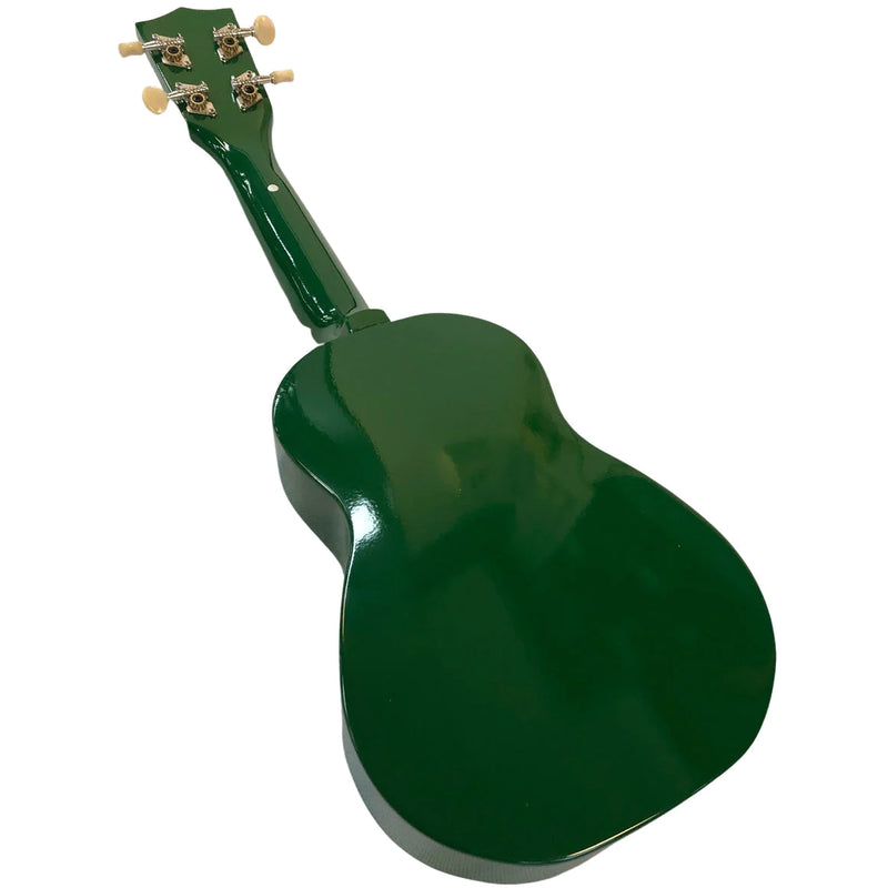 Makala Soprano Dolphin Green Ukulele - Learner Series