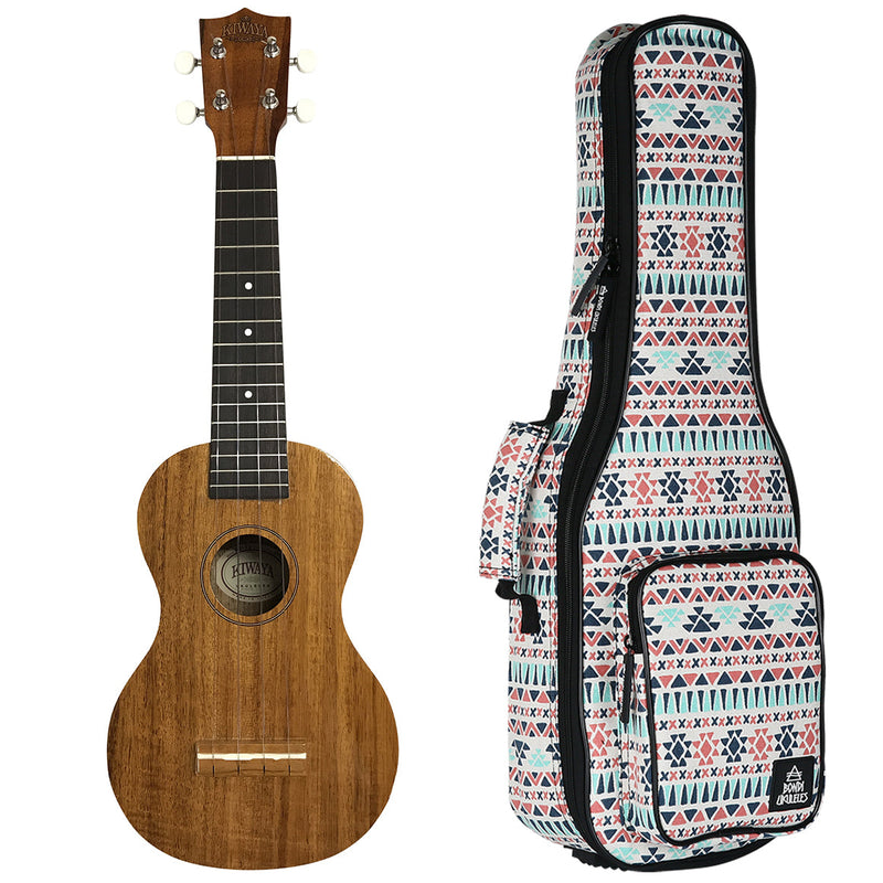 Kiwaya Eco Series Hawaiian Koa Soprano Ukulele KS-5G