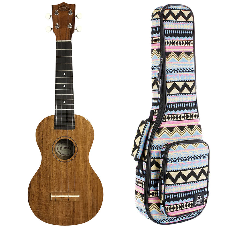 Kiwaya Eco Series Hawaiian Koa Soprano Ukulele KS-5G